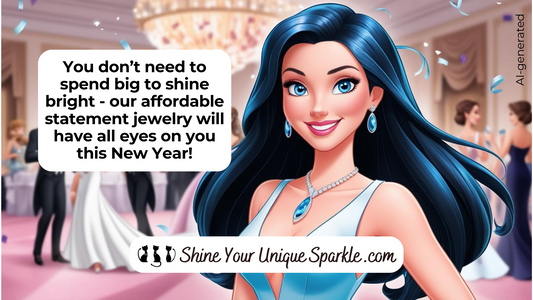 You don't need to spend big to shine bright - our affordable statement jewelry will have all eyes on you this New Year!
