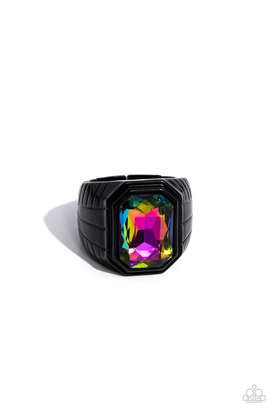 Cavalier Claim - Multi Oil Spill Black Urban Ring - 2023 Convention Exclusive