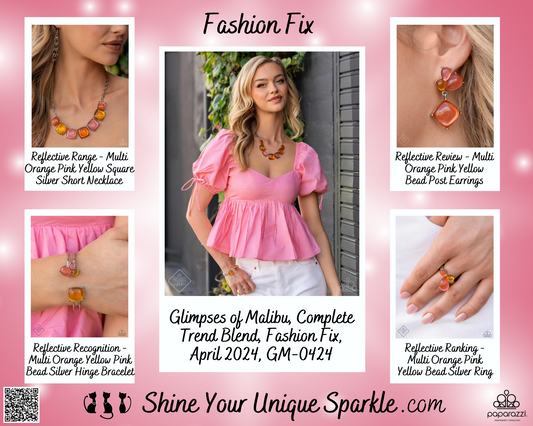 Glimpses of Malibu, Complete Trend Blend Set, Fashion Fix, April 2024
