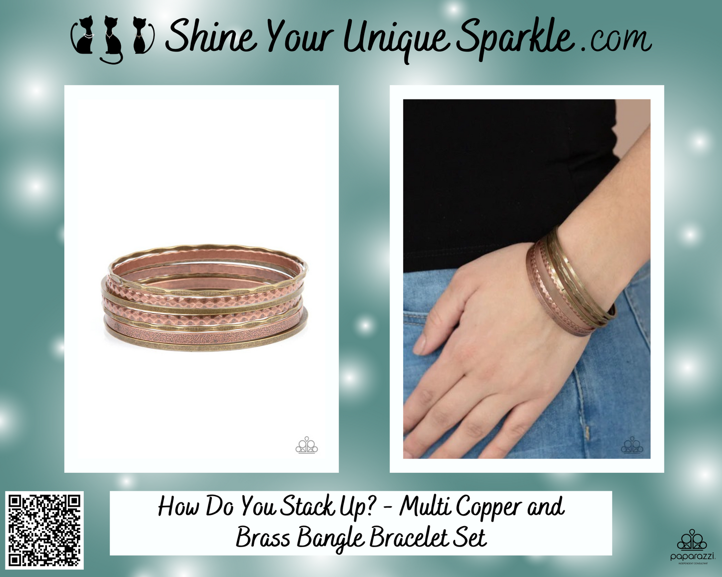 How Do You Stack Up? - Multi Copper and Brass Bangle Bracelet Set