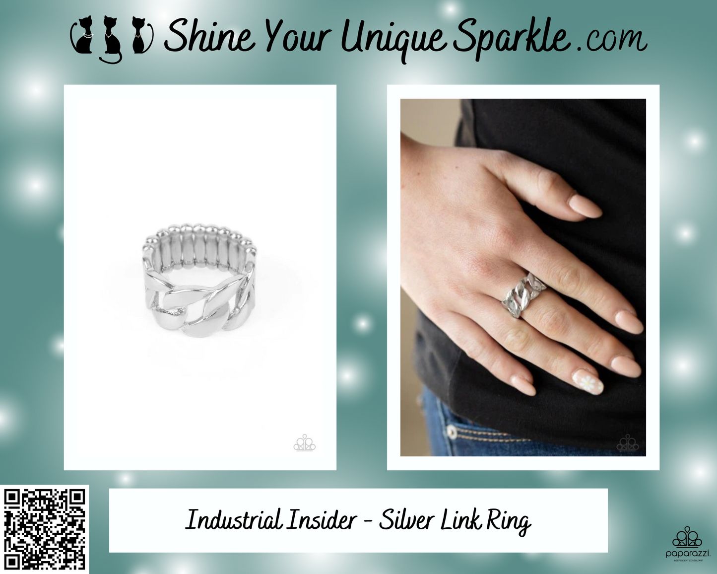 Industrial Insider - Silver Link Ring
