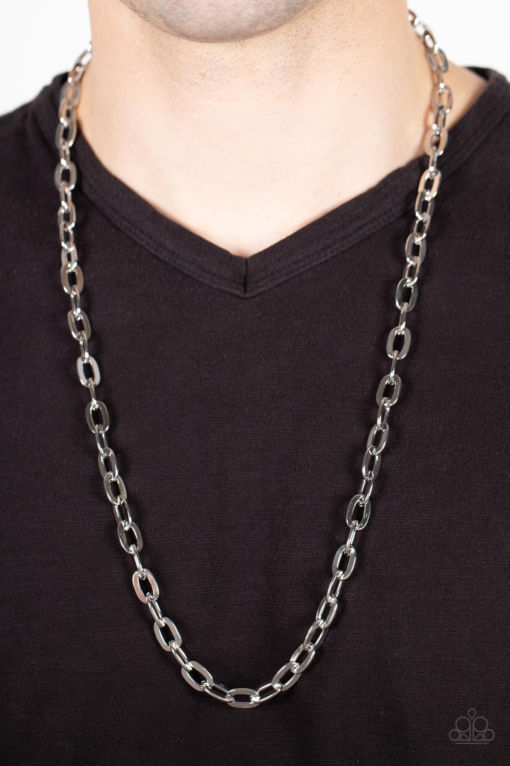 Interference - Silver Link Urban Chain Necklace
