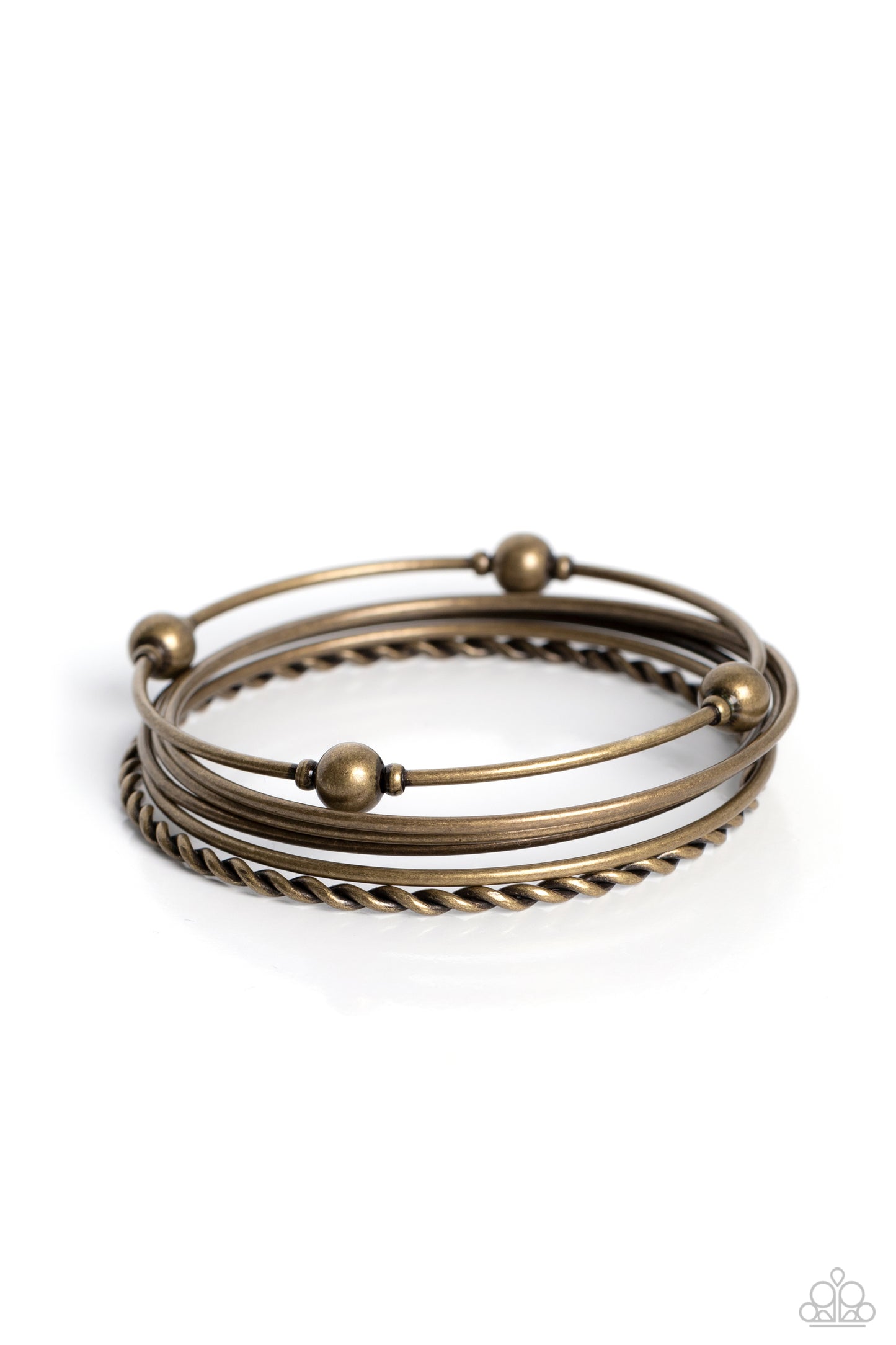 Lost and Found - Brass Bangle Bracelet Set