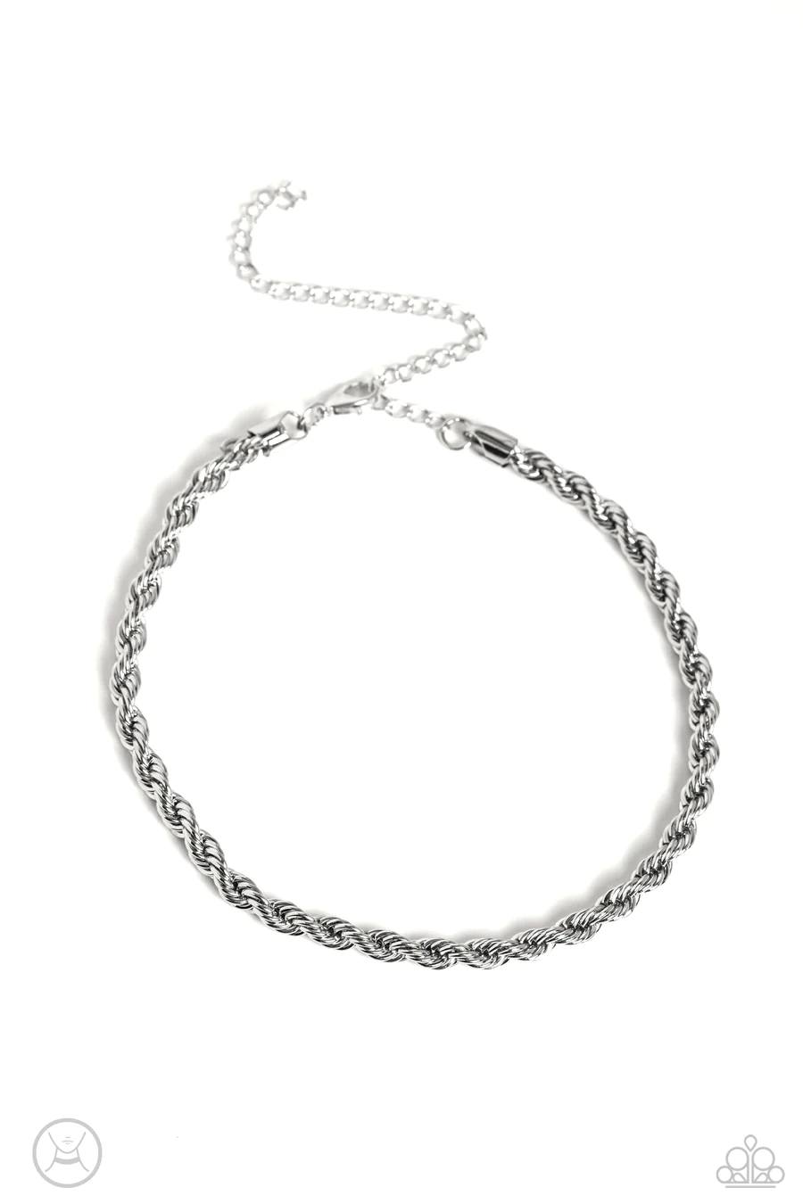 Never Lose ROPE - Silver Rope Chain Choker Necklace