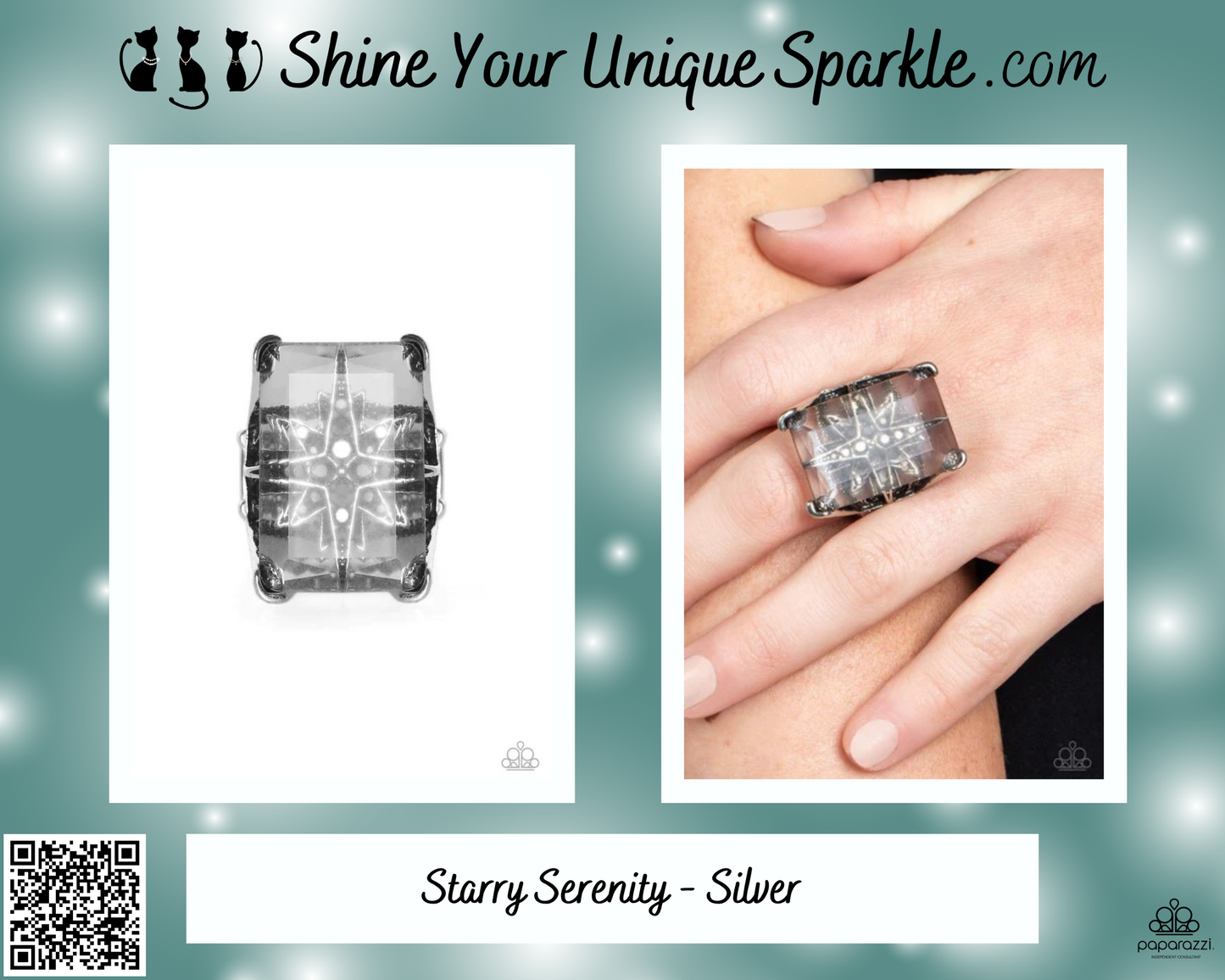 Starry Serenity - Silver Ring