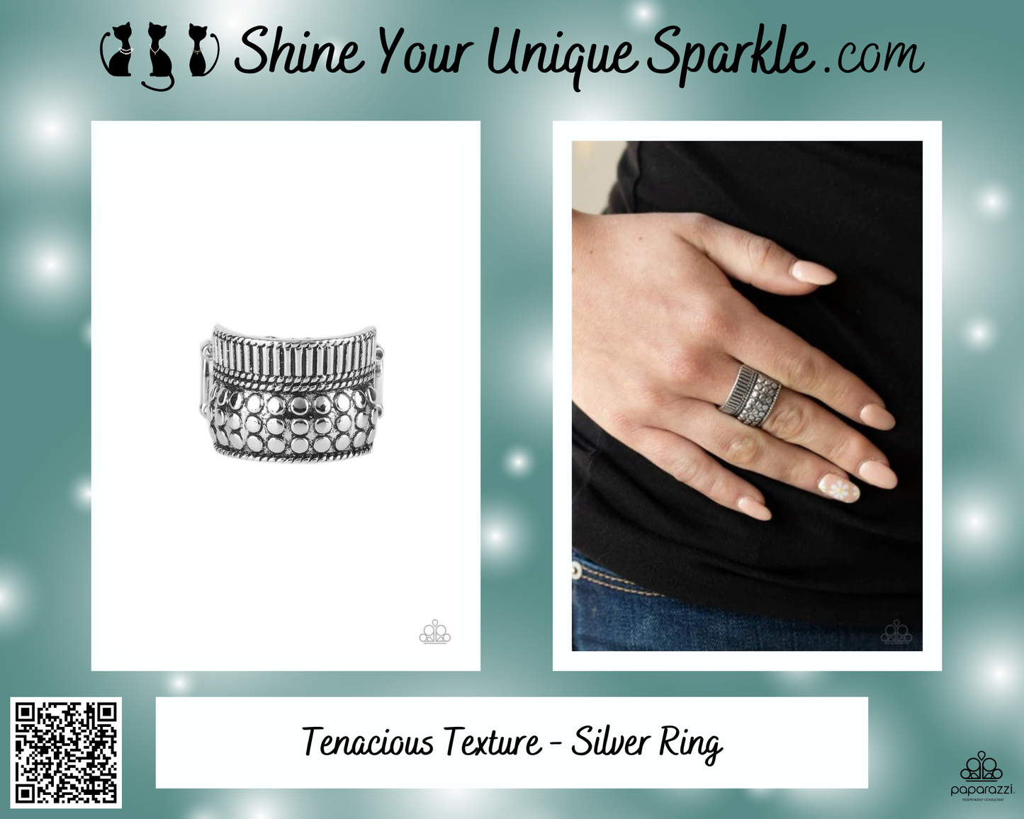 Tenacious Texture - Silver Ring