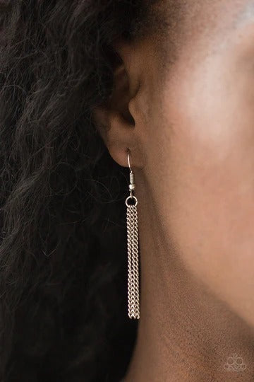 The Big Three - Silver Teardrop Pendant Long Necklace