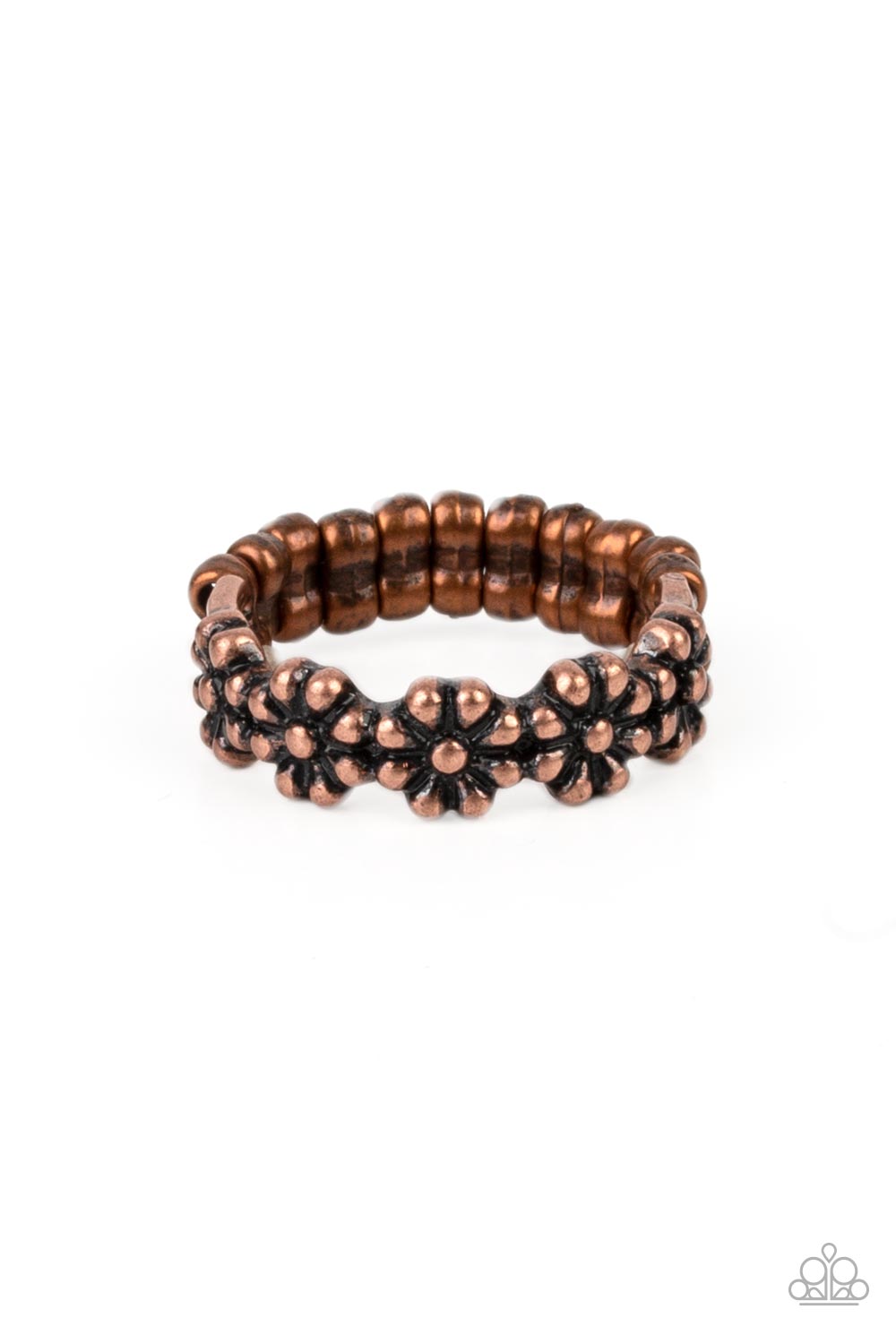 Farmhouse Fashion - Copper Flower Ring