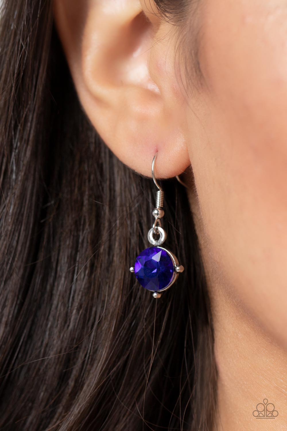 Celestial Royal - Blue Gem Silver Short Necklace