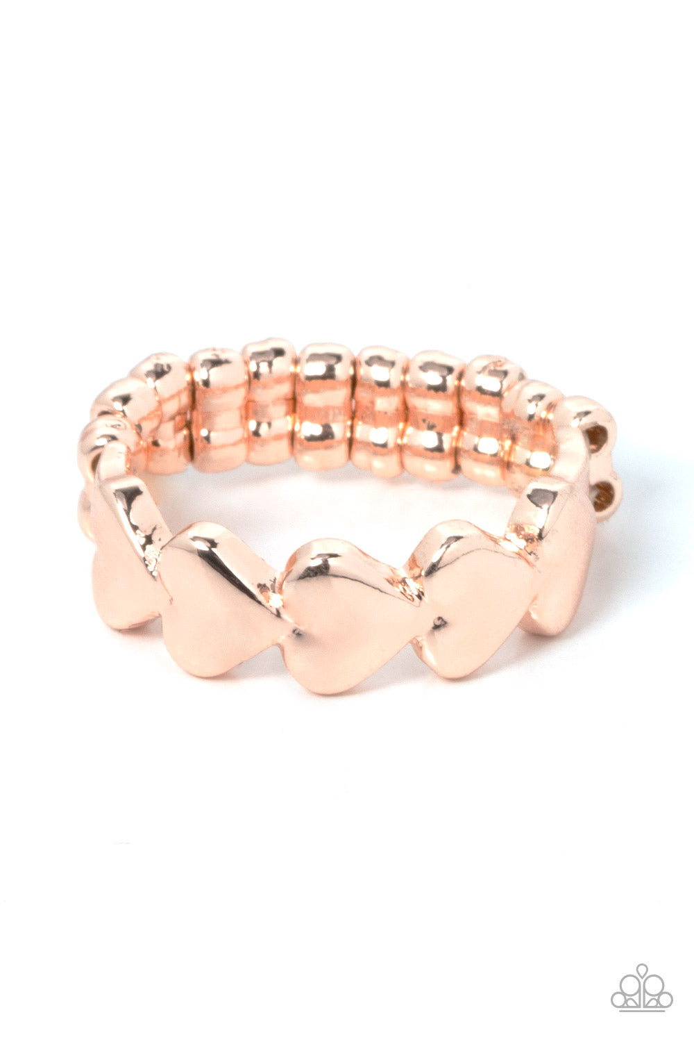 Rhythm of Love - Rose Gold Heart Ring