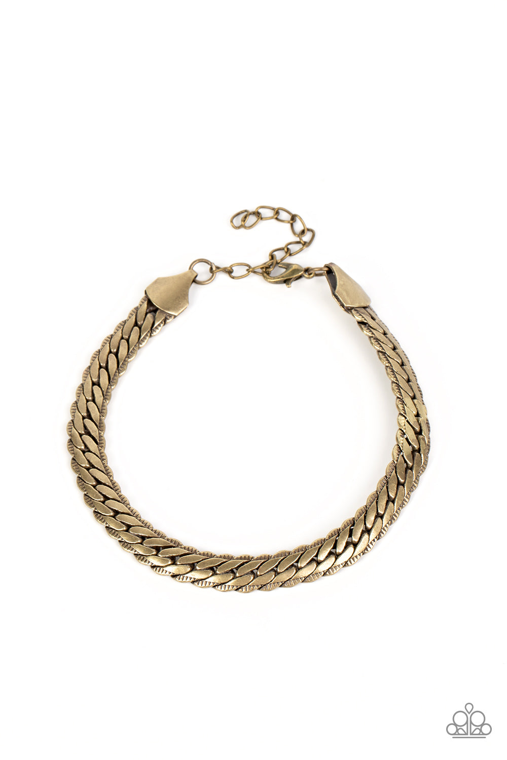 Cargo Couture - Brass Snake Thick Chain Urban Bracelet