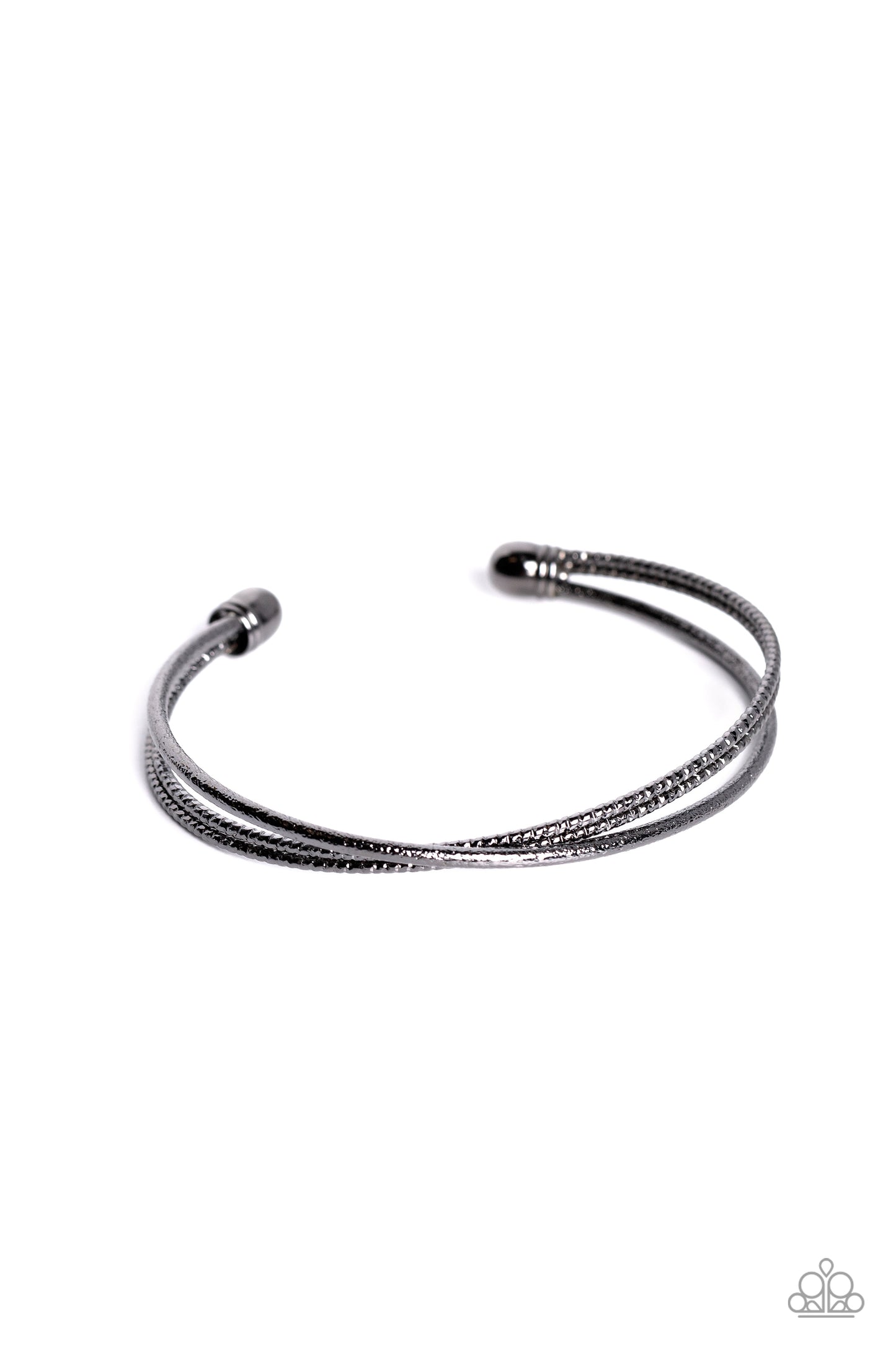 Coachella Curls - Black Cuff Bracelet