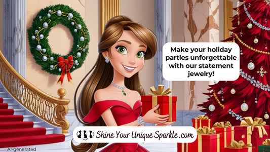 Make your holiday parties unforgetable with our statement jewelry!