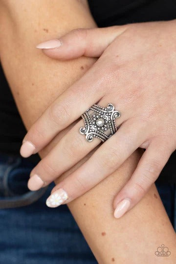 Artisan Artifice - Silver Filigree Accent Ring