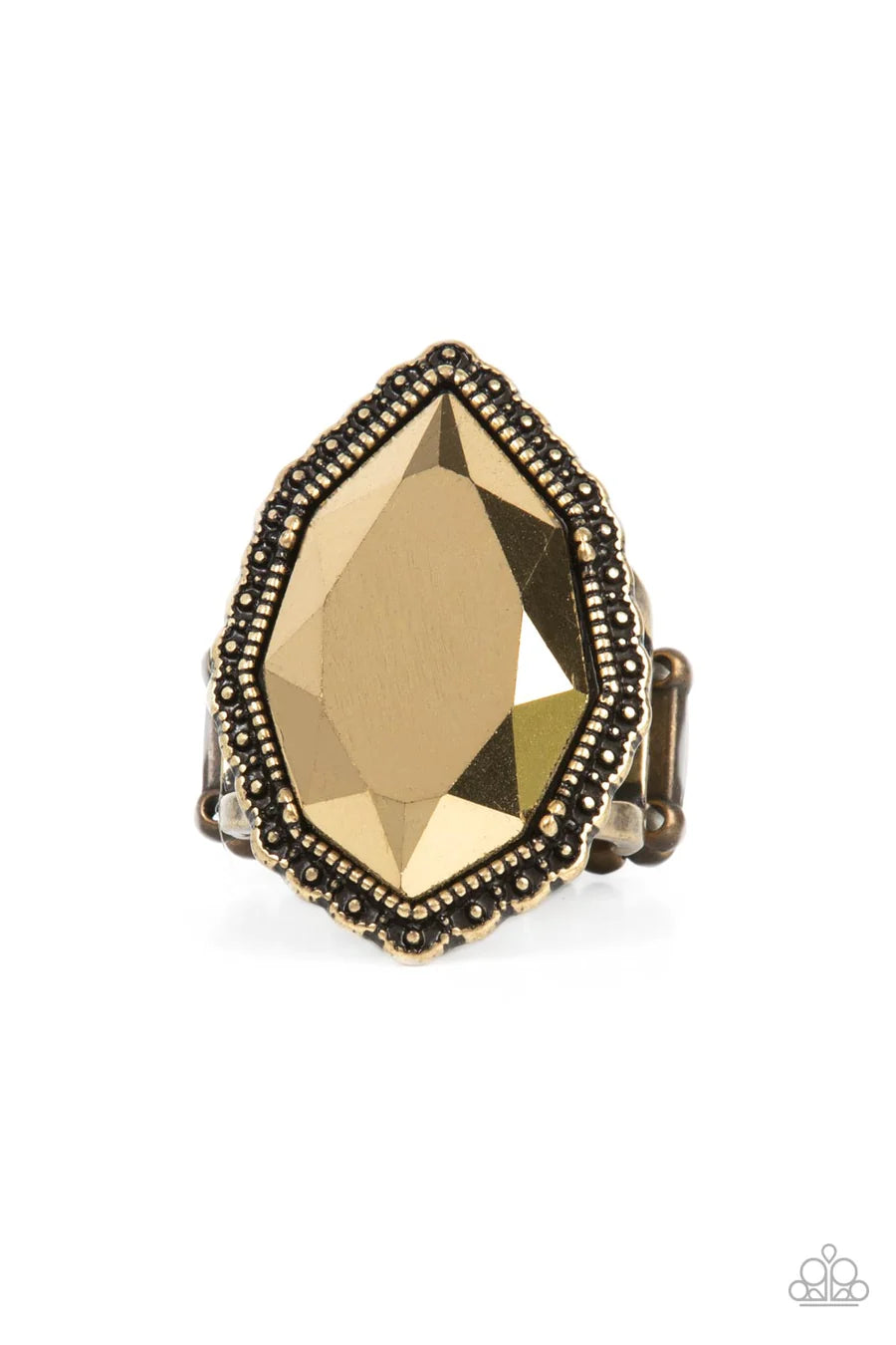 Avant-GRANDEUR - Brass Aurum Gem Ring