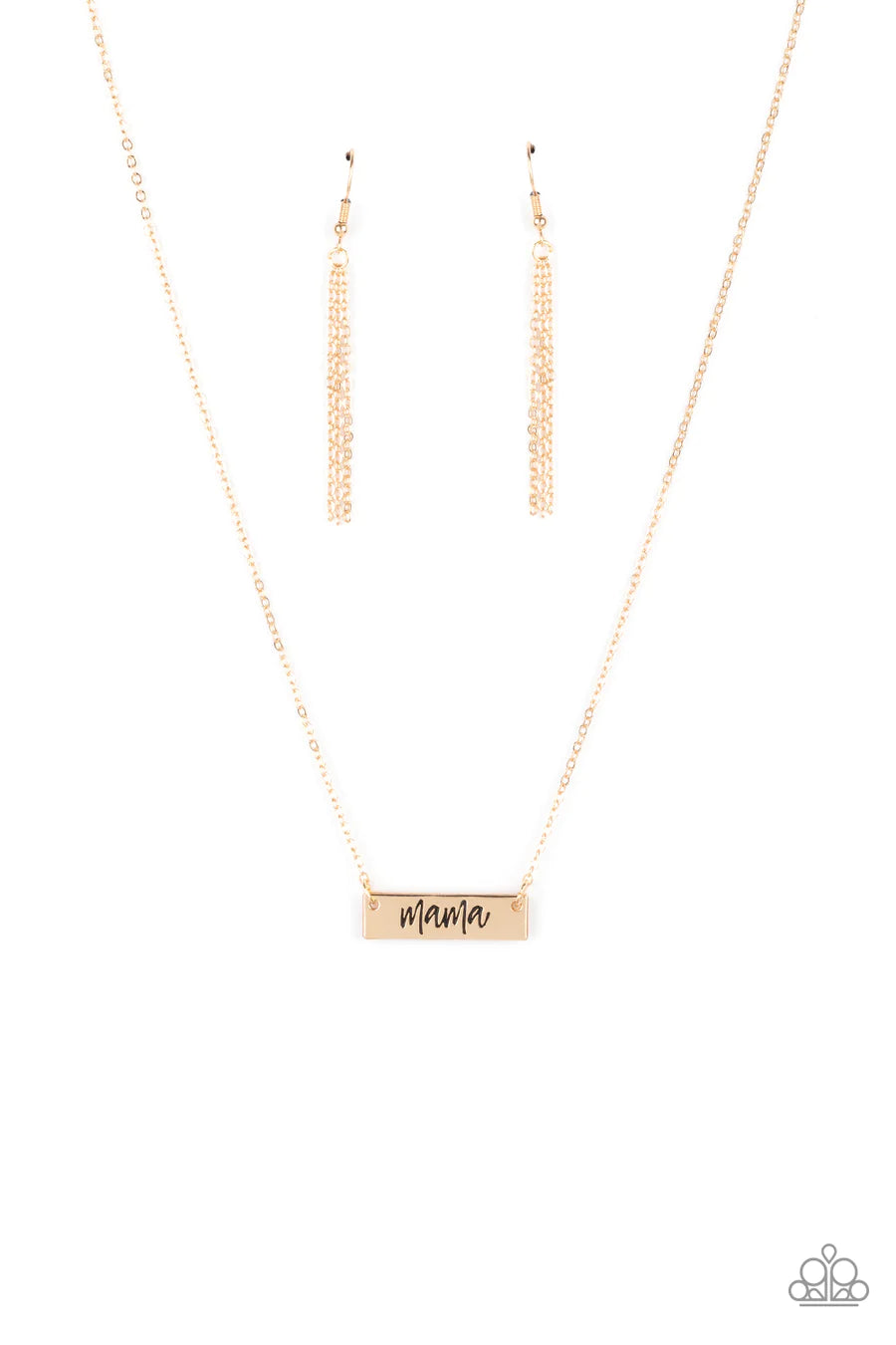 Blessed Mama - Gold "Mama" Dainty Short Necklace