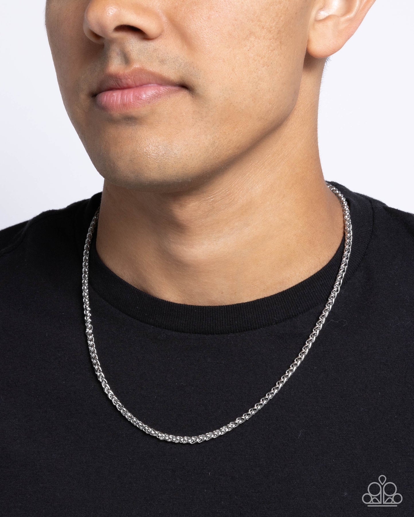 Complicated Chain - Silver Stainless Steel Urban Necklace