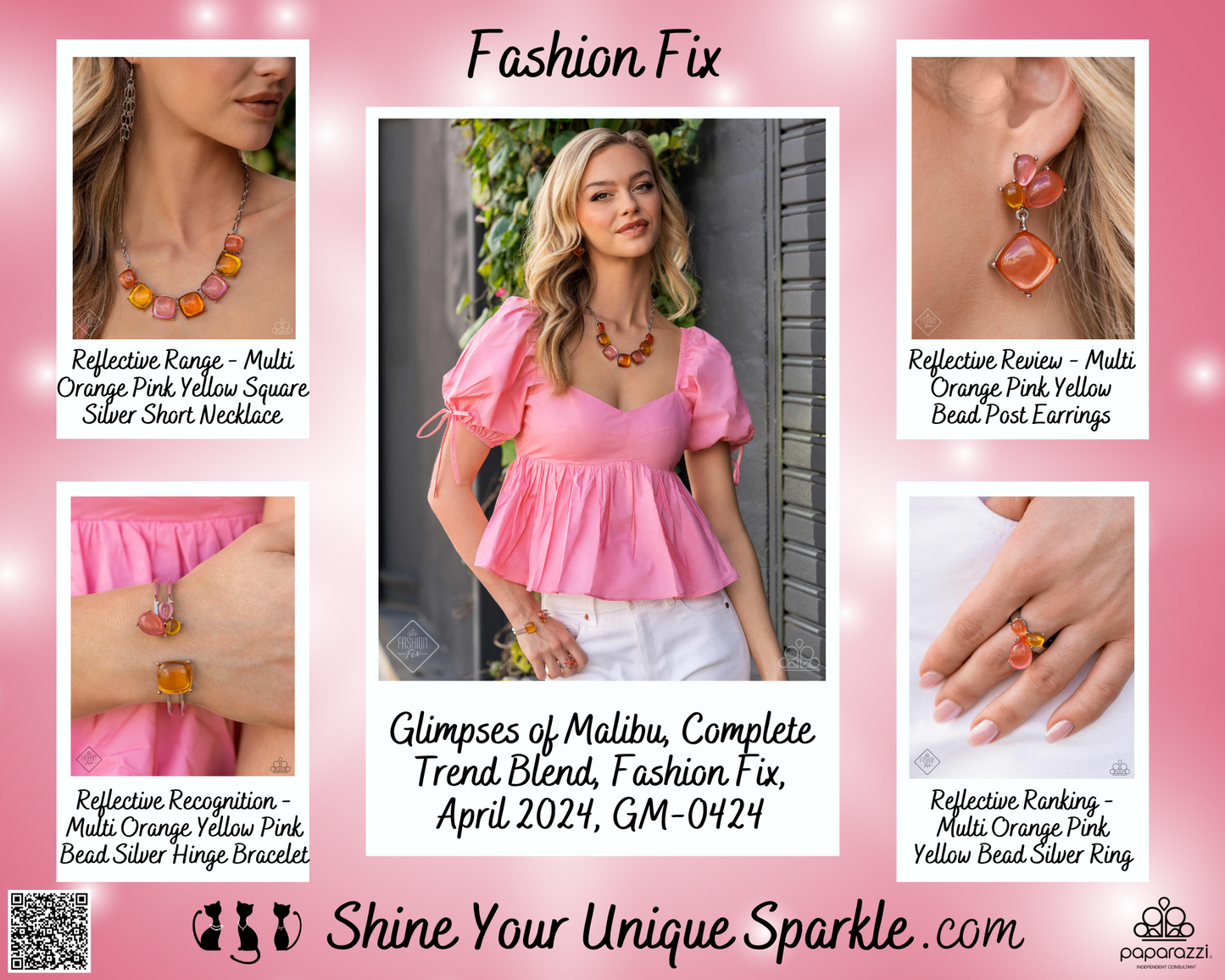 Glimpses of Malibu, Complete Trend Blend Set, Fashion Fix, April 2024