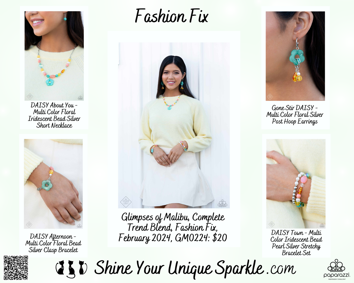 Glimpses of Malibu, Complete Trend Blend Set, Fashion Fix, February 2024