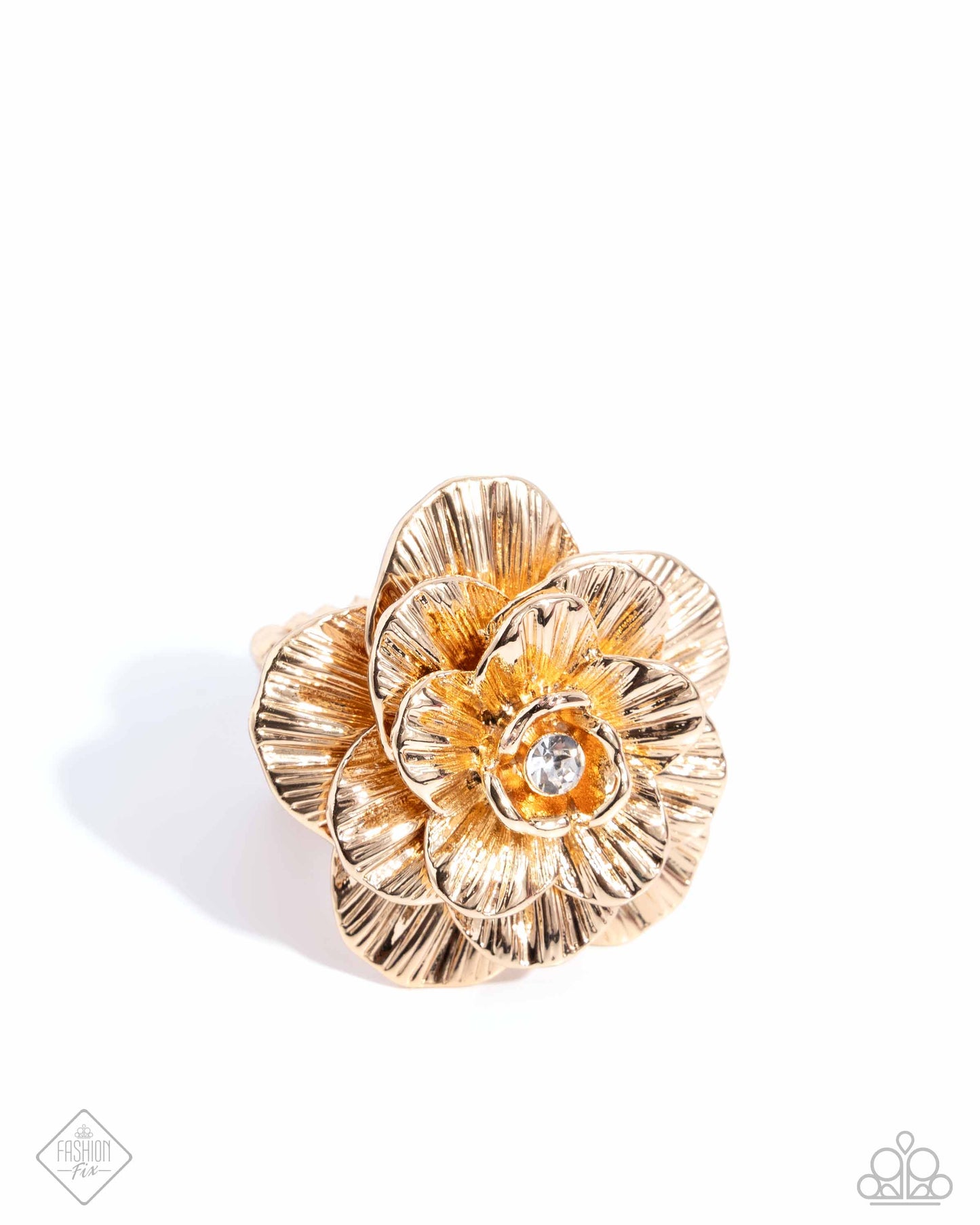 Grand Garden - Gold Flower Ring - Fashion Fix