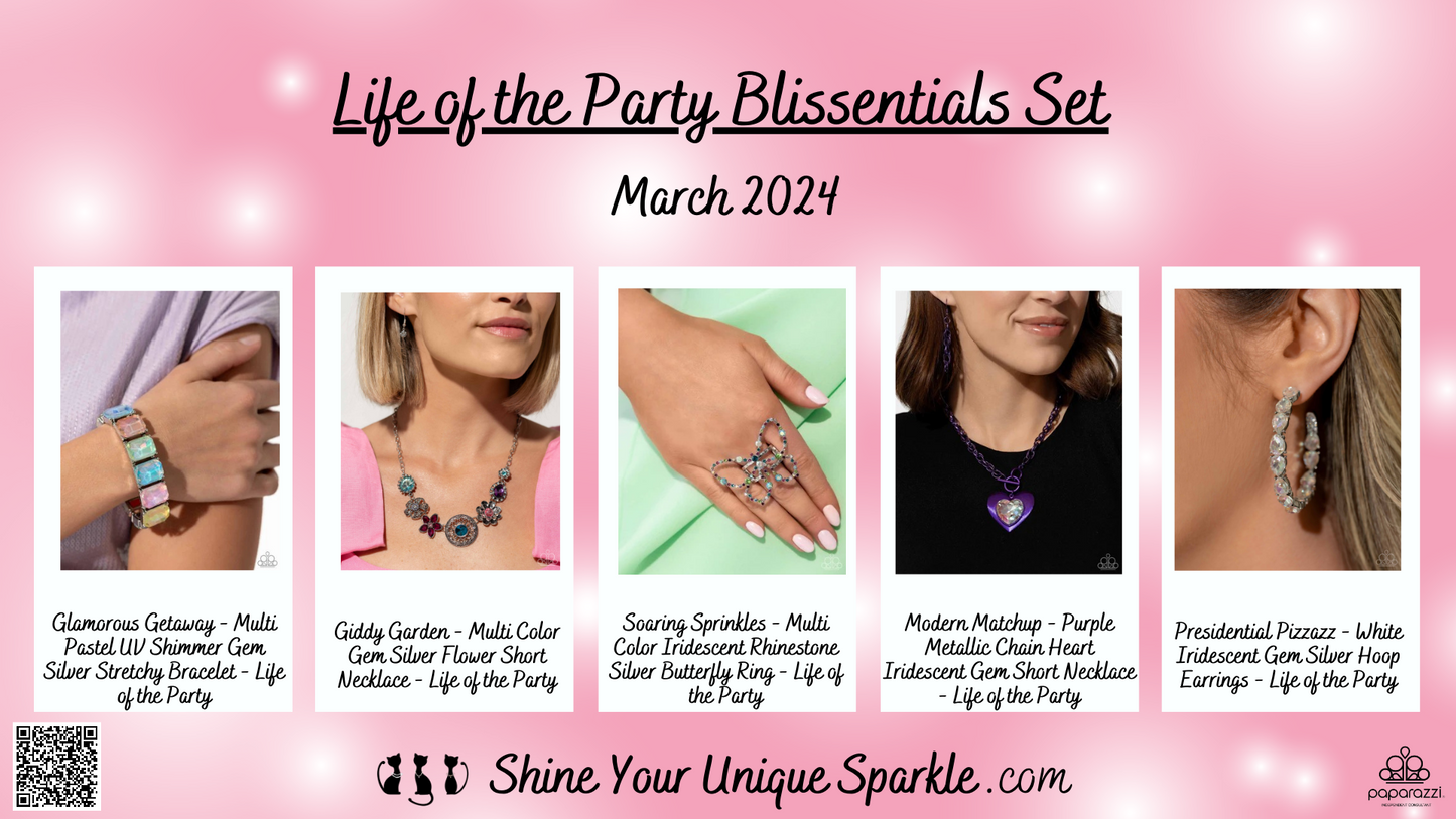 Life of the Party Blissentials Set, March 2024