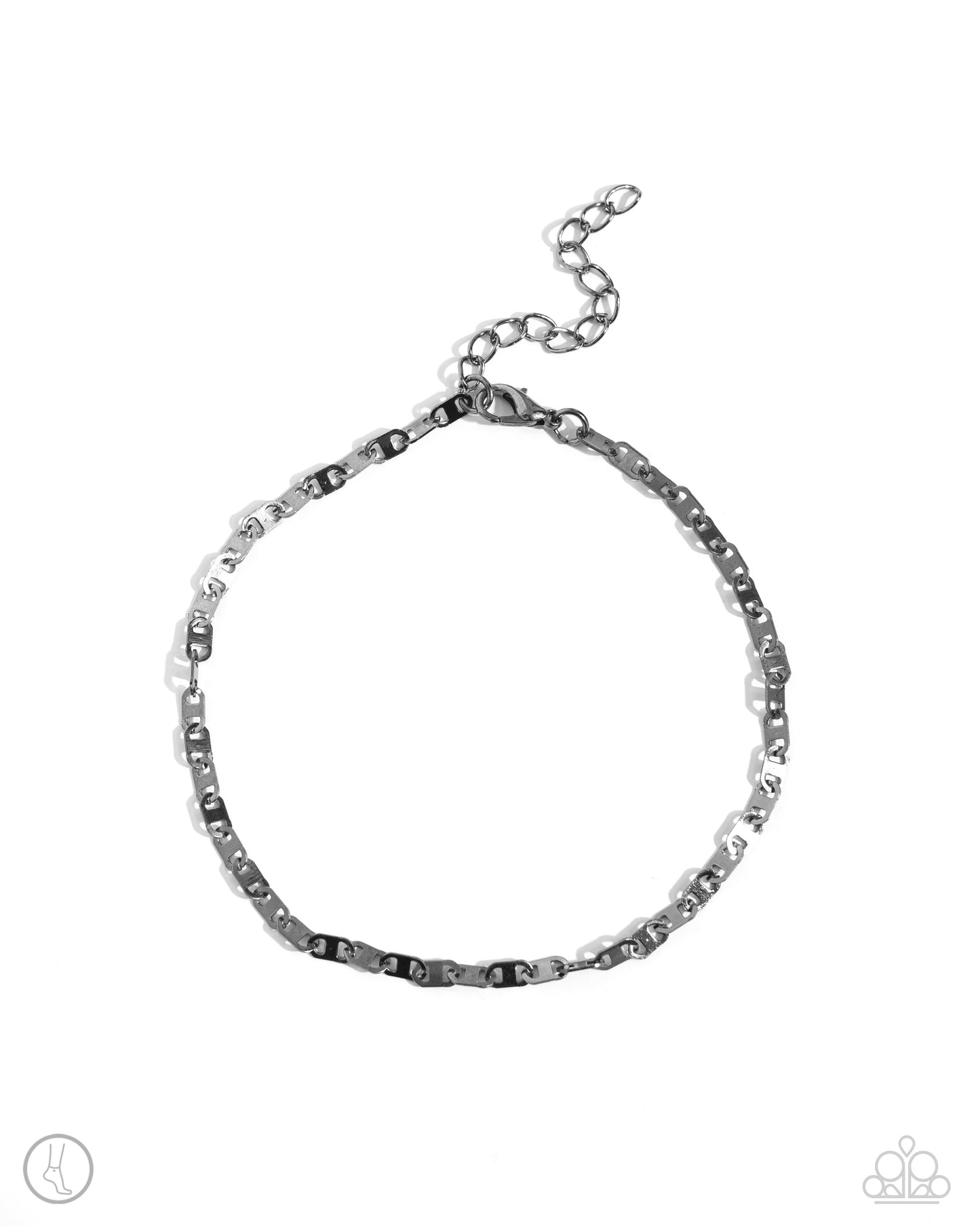 Linked Legacy - Black Gunmetal Anklet