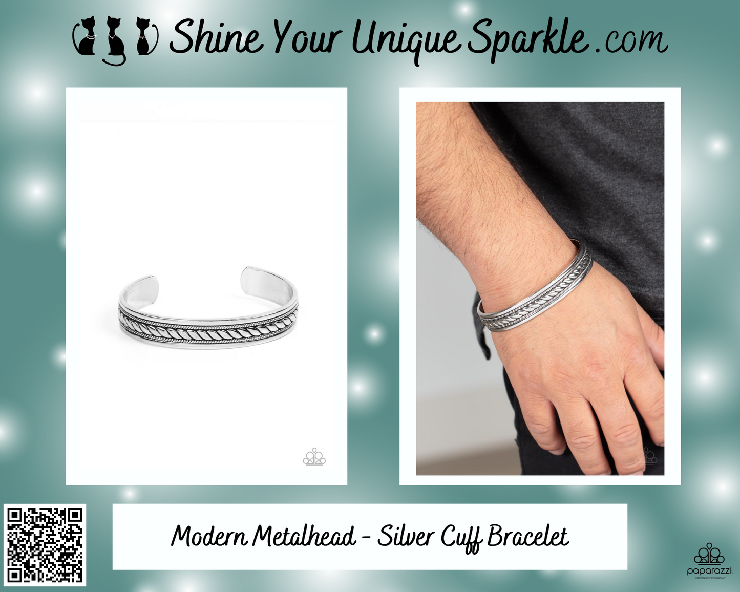 Modern Metalhead - Silver Cuff Bracelet