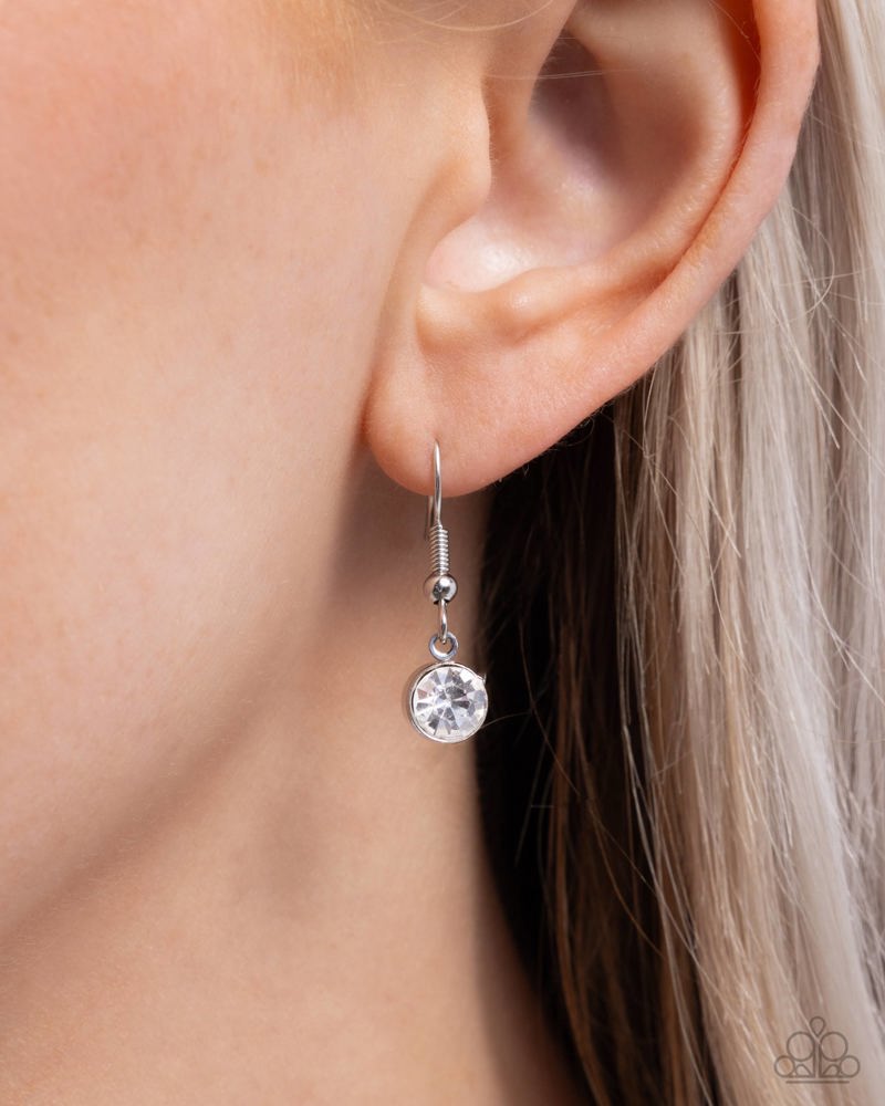 Soft Landing - Orange and Pink Butterfly Silver Short Necklace