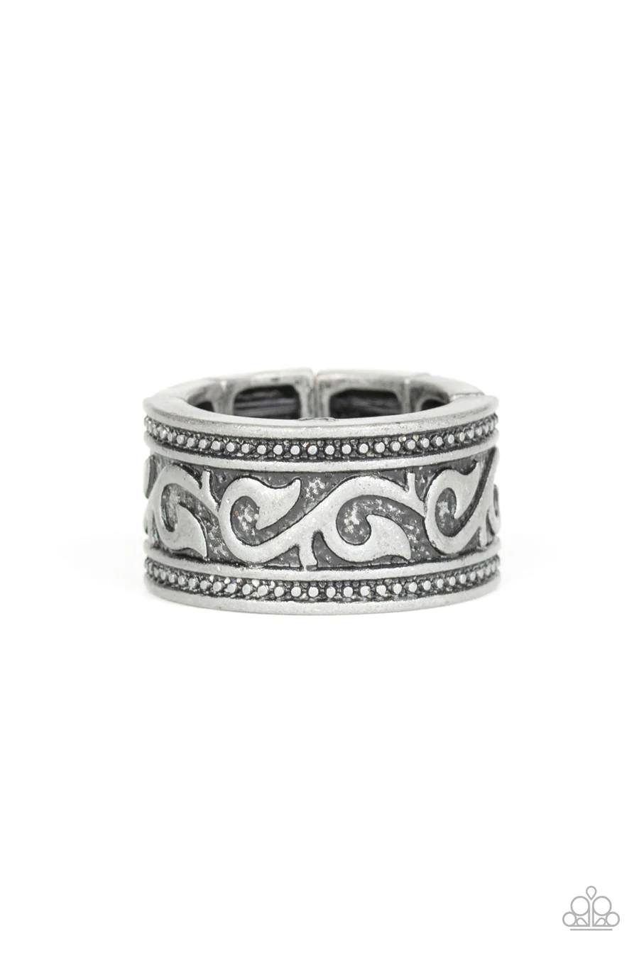 Vine of Valor - Silver Men's Ring