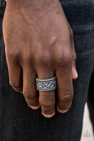 Vine of Valor - Silver Men's Ring