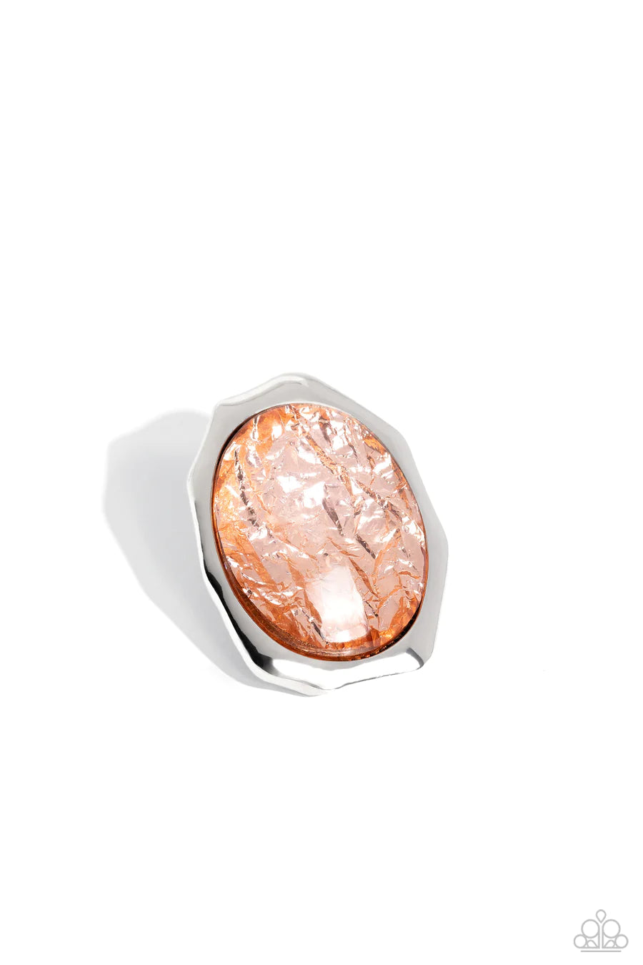Wrapped Wardrobe - Orange Large Gem Silver Ring - 2023 Convention Exclusive