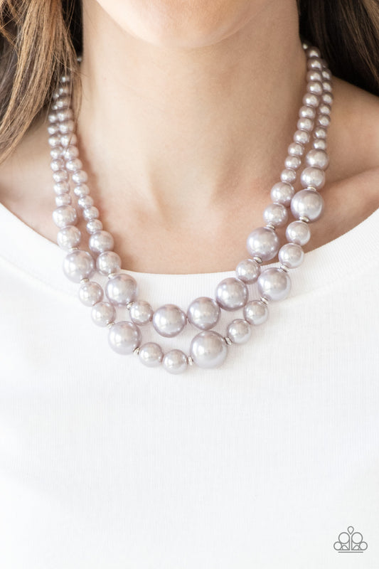 The More The Modest - Silver Bead Layered Necklace