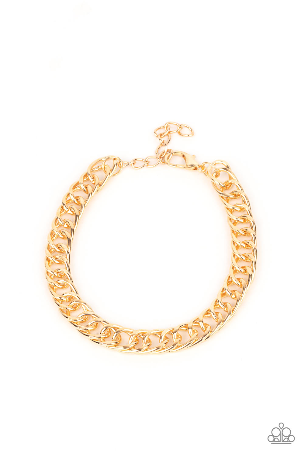 Game-Changing Couture - Gold Urban Clasp Bracelet