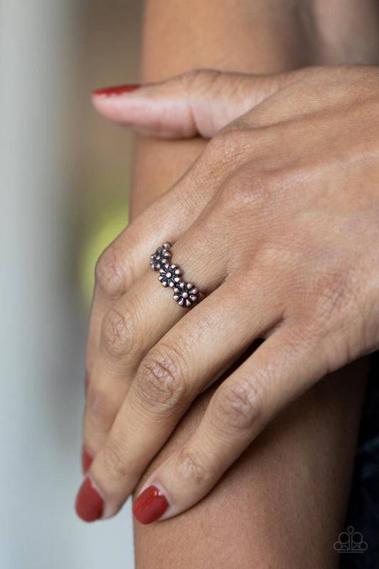 Farmhouse Fashion - Copper Flower Ring