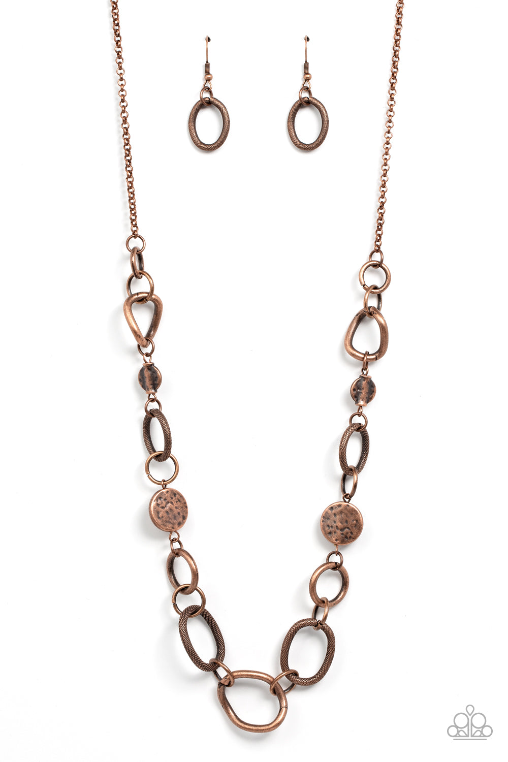 Industrial Intentions - Copper Link Short Necklace