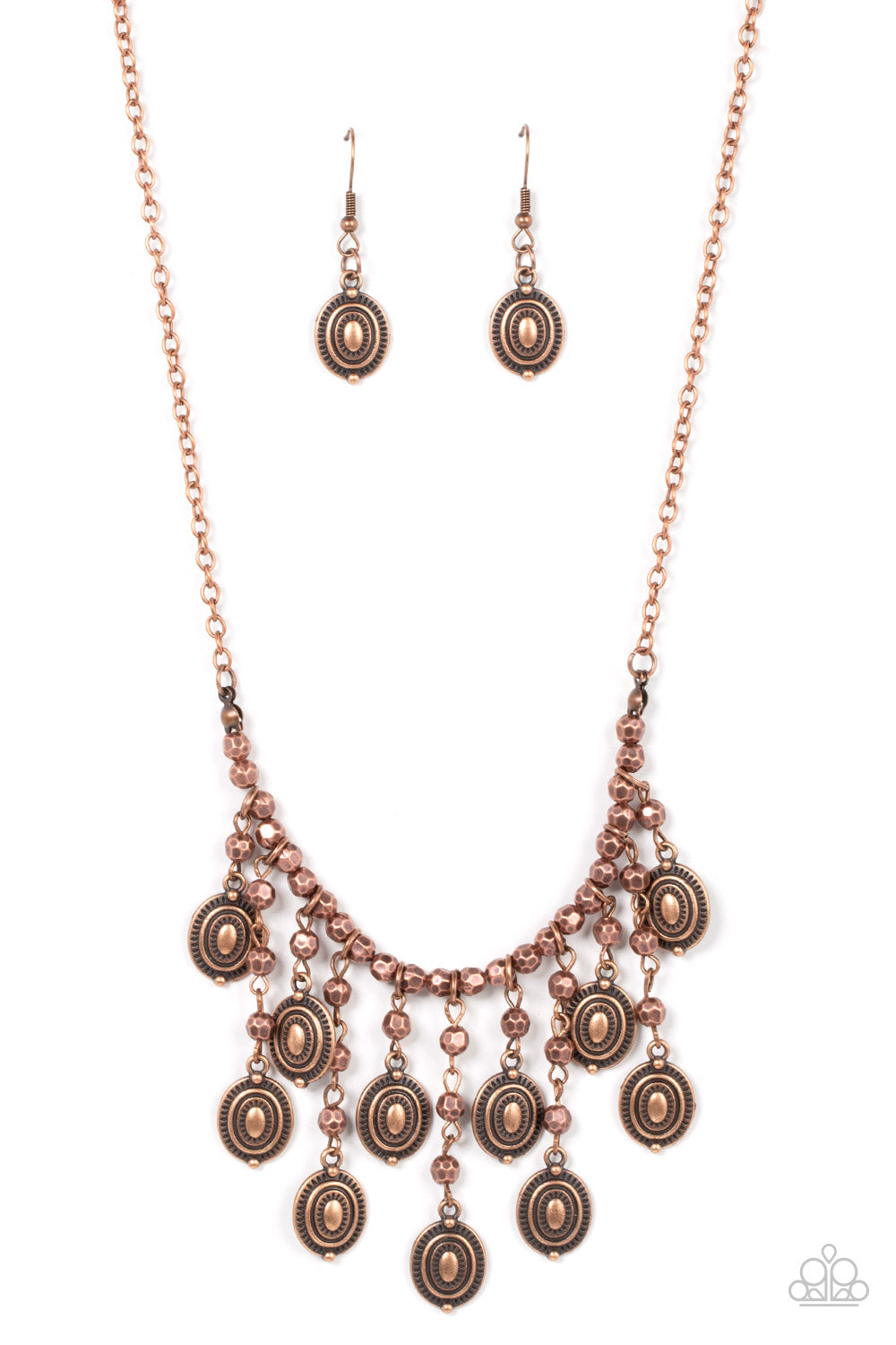 Leave it in the PASTURE - Copper Short Necklace