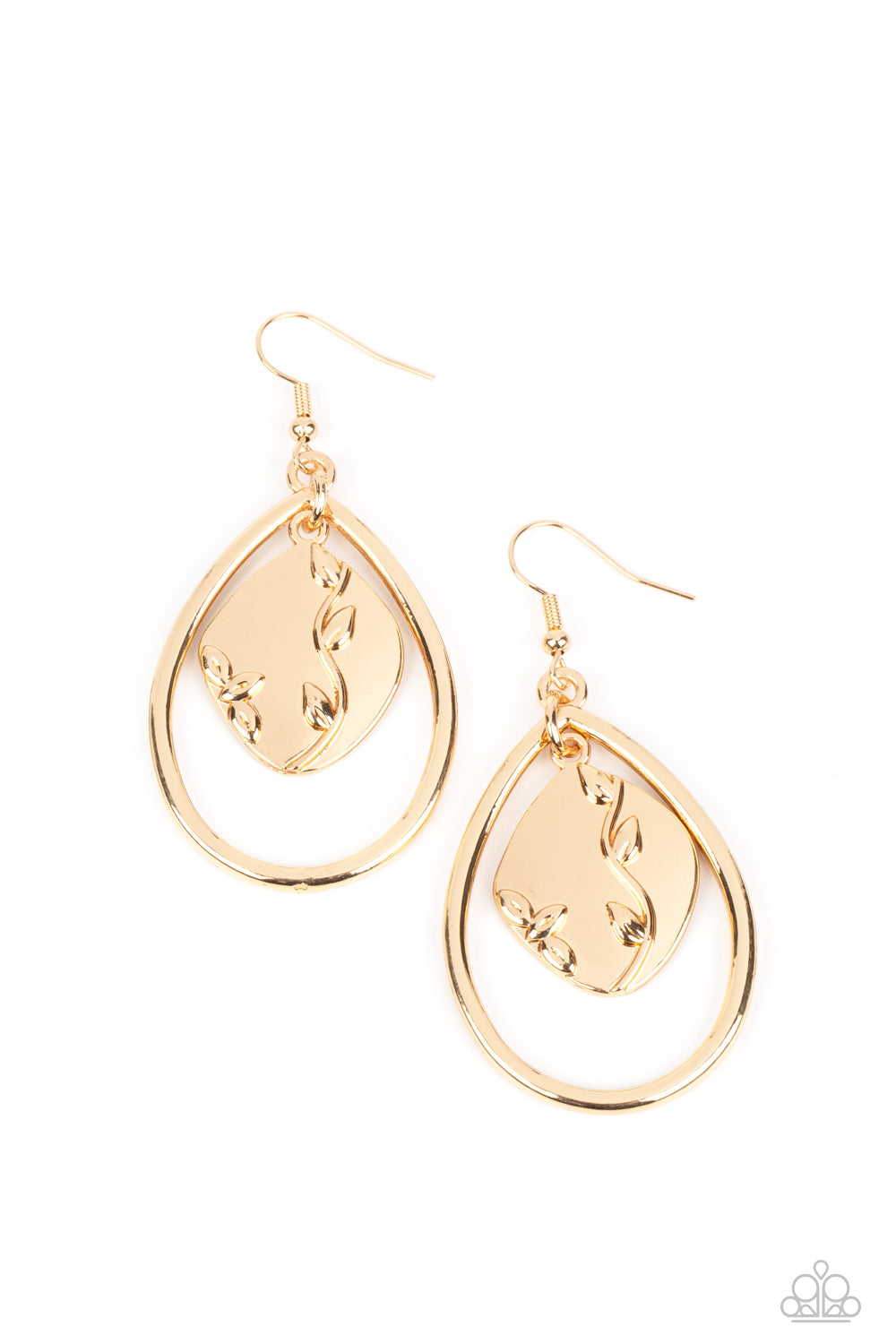 Artisan Refuge - Gold Teardrop Earrings