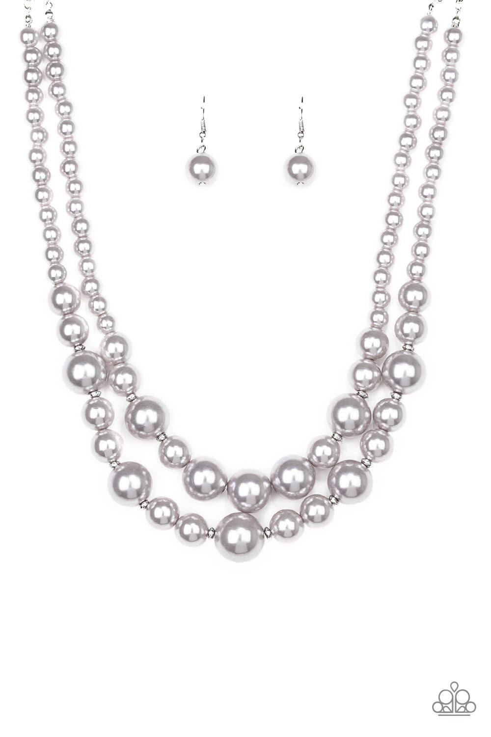 The More The Modest - Silver Bead Layered Necklace